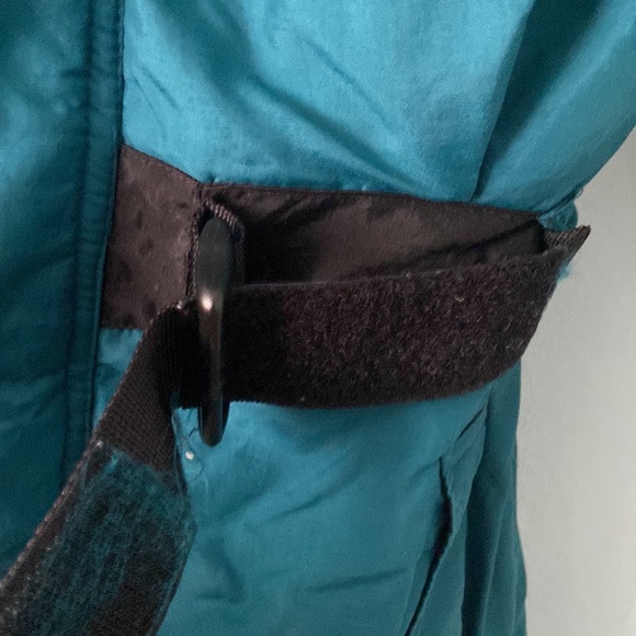 Ski Suit Vtg One Piece Snowsuit Snow Bib retro Inside Edge Girl/Boy Kid sz 10/12 - Picture 8 of 10